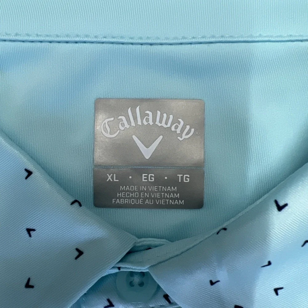 Callaway Men's Performance Short Sleeve Golf‎ Polo XL Limpet Shell - Picture 4 of 10